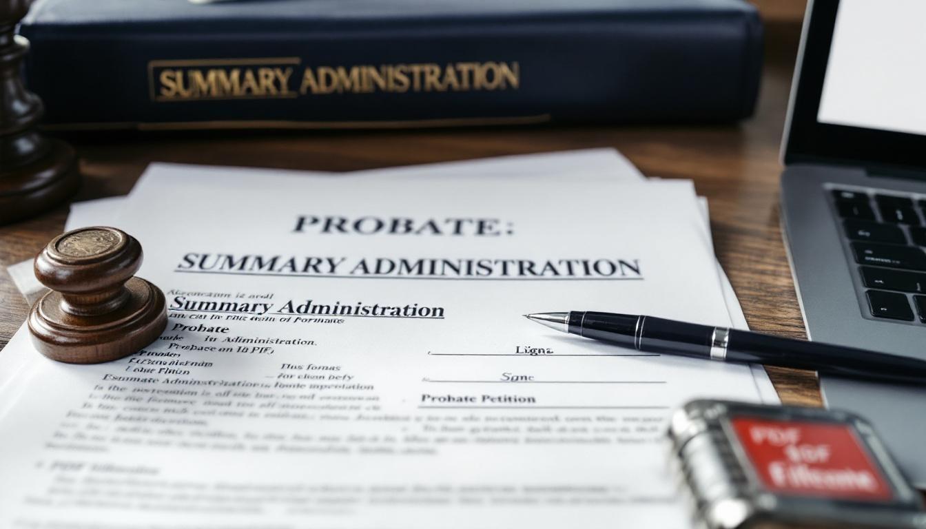 How to Handle Summary Administration in Probate